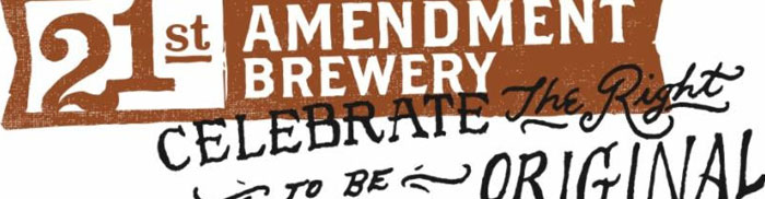 21st Amendment Brewery beer tasting